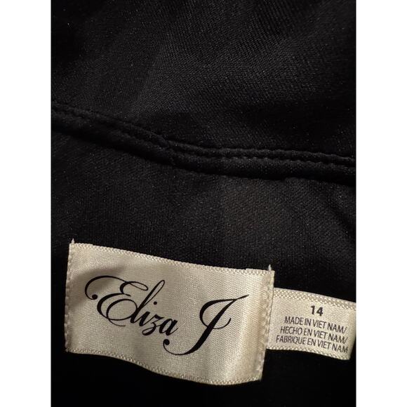 Eliza J Placed Floral One-Shoulder Gown - Size 14 - New - Picture 6 of 6